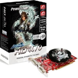 Image for Powercolour ATI4670 1GB PCIx ddr3,  dual.