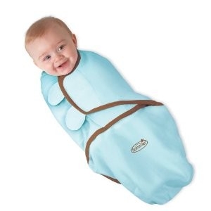 Image for Swaddle Me Bamboo Aqua Small.