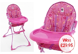 Image for Fold 'n' Go Highchair Milly (Pink).