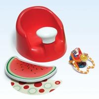 Image for Bebe Pods Plus (seat with tray) Red/Water Melon.