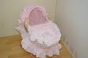 Image for Dolls Moses Basket Pink.