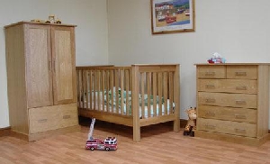 Image for Fiona Oak Cotbed.