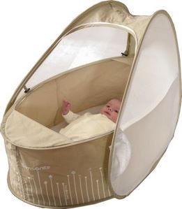 Image for Blow Up Mattress, Pump and Fitted Sheet Set for Bassinette.