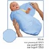 Swaddle Me 100% Cotton Knit Blue Small image.