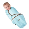 Swaddle Me Bamboo Aqua Small image.