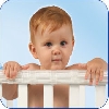 Adjustable Crib Rail Teether image.