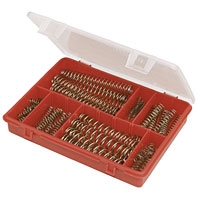 Image for Compression Springs Zinc &amp; Yellow Passivated 65 Pieces.