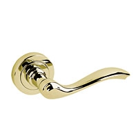 Image for Door Handle Apollo Polished Brass.
