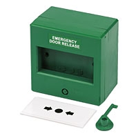 Image for Break Glass Call Point Fire Alarm Green.
