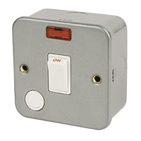 Image for 20A Dp Sw + Neon Metal Clad.