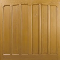 Image for Surrey Honey Beech Garage Door Canopy 7\\' x 7\\'.