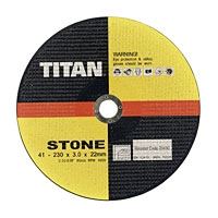 Image for Titan Stone Cutting Disc 230 x 3 x 22mm Pack of 5.