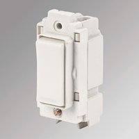 Image for Crabtree Anti-Microbial 10A 2W+Off Rtrct Rkrgrd Sw.