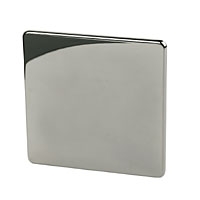 Image for Crabtree 1G Blank Plate Black Nickel.