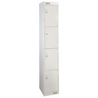 Image for Security Locker 4 Door Grey.