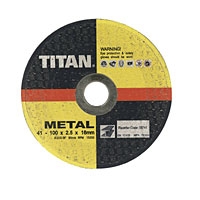 Image for Titan Metal Cutting Disc 115 x 2.5 x 22mm Pack of 5.