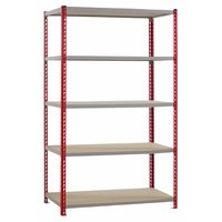 Image for Just Shelving 1980 x 1200 x 450mm 5 Shelves.
