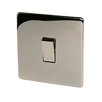 Image for Crabtree 1G 10AX Intermediate Sw Black Nickel.