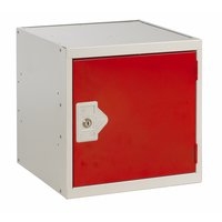 Image for Security Cube Locker 380mm Red.