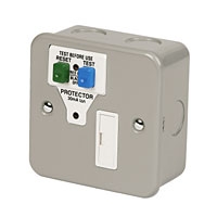 Image for Volex 13A RCD FCU Metal Clad.