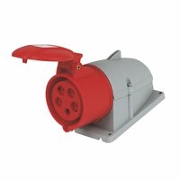 Image for 380-415V MK Commando Interlocked Angled Socket 3P+E+N (IP44).