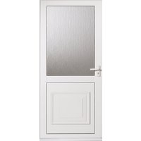 Image for Ellbee Cumbria White Double Glazed Aluminium Back Door L x H 762 x 1981mm.
