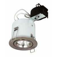 Image for Halolite GU10 Adjustable Fire Rated Downlight Satin Nickel.
