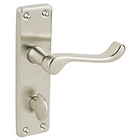 Image for Urfic WC Door Handle Victorian Satin Nickel.