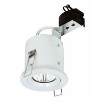 Image for Halolite MR16 Aluminium Fixed Fire Rated Downlight White.