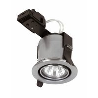 Image for Linolite:Sylvania Adjustable MR16 Brushed Steel Fire Rated Downlight.
