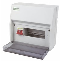 Image for Crabtree 7-Way Fully Insulated Main Switch Consumer Unit.