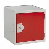 Image for Security Cube Locker 300mm Red.