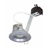Image for Halolite Fixed Satin Silver Bathroom Downlight.