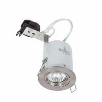 Image for Halolite Fixed GU10 Satin Nickel Fire Rated Downlight.