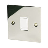 Image for Volex 10AX Intermediate Sw Polished Chrome Flt Plt.