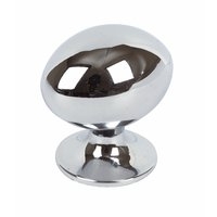 Image for Elipse Door Knob Polished Chrome 30mm Pack of 5.