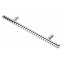 Image for Rod Door Handle Polished Chrome 128mm Pack of 10.