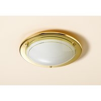 Image for Brass Circular Ceiling Light.
