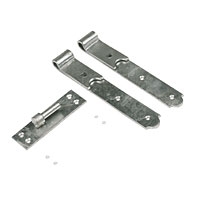 Image for Gate Hinge Pr Straight Spelter Galvanised 50x470x165mm.