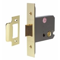 Image for Mortice Flat Latch Polished Brass 76mm.