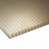 Image for Ariel Corotherm Fivewall Polycarbonate Sheet Bronze 980 x 25 x 3000mm Pk5.