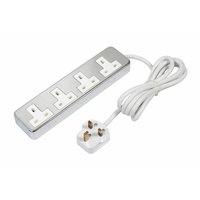 Image for Extension Lead 4G 2m Chrome Effect.