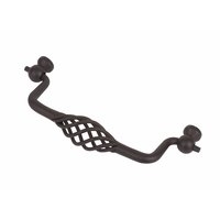 Image for Lattice Cage Drop Door Handle Black 128mm Pack of 4.