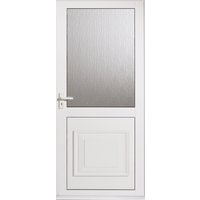 Image for Ellbee Cumbria White Double Glazed PVCu Back Door RHH 762 x 1981mm.