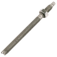 Image for Fischer A4 Stainless Steel Studs M10 x 130mm Pack of 10.