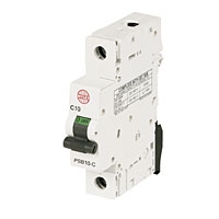 Image for Wylex 10A SP Type C Curve MCB.