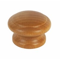 Image for Diemo Door Knob Oak Lacquered 44mm Pack of 5.