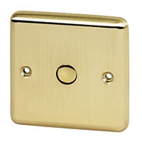 Image for Volex 1G 1W 500W Touch Dimmer BB Round Edge.