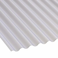 Image for Ariel Vistalux Corrugated Mini PVC Sheet Translucent 1.83x0.66m Pk10.