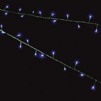 Image for 120 x Blue Christmas Lights String with Green Cable.